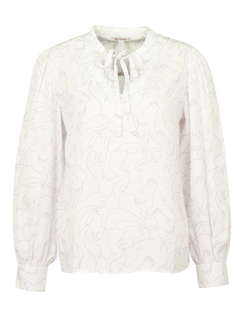 Barbour's Regia Top on a white background