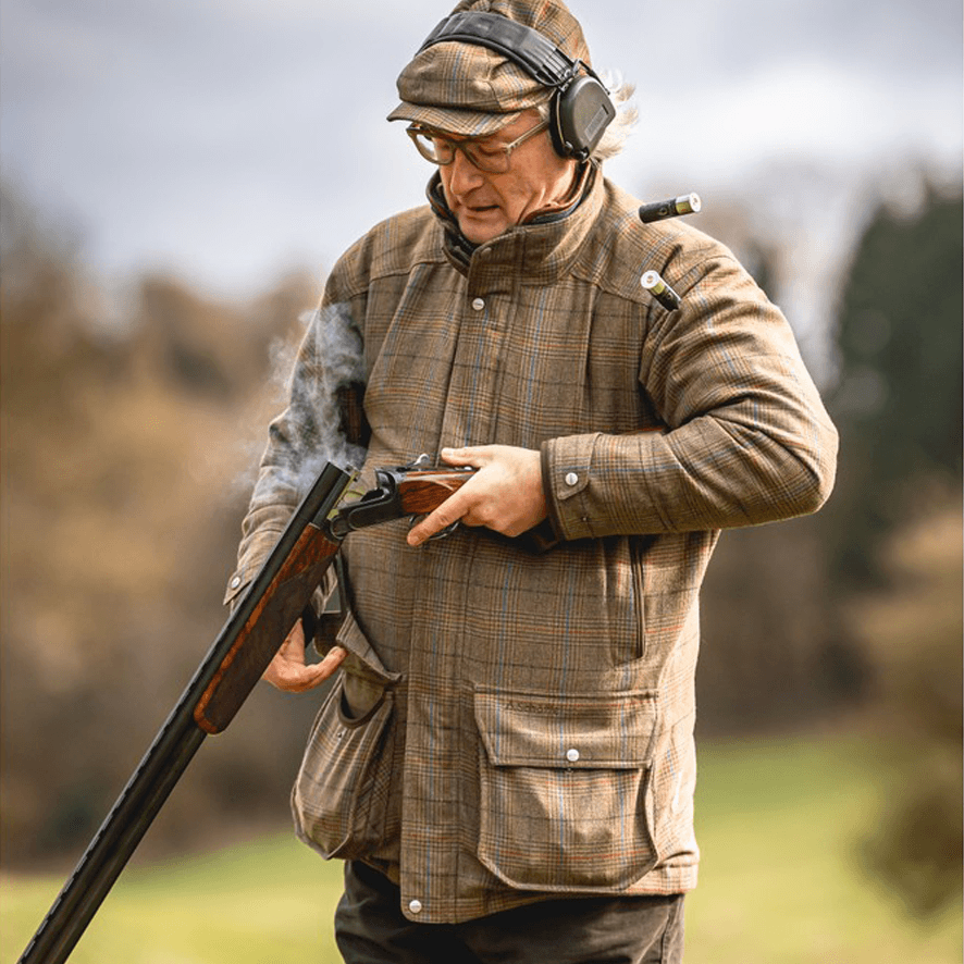 Schoffel Ptarmigan Tweed Classic Coat - Arran Tweed