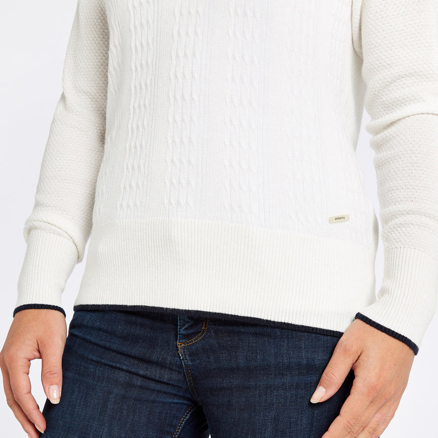 Dubarry Clifton Knitted Sweater - White