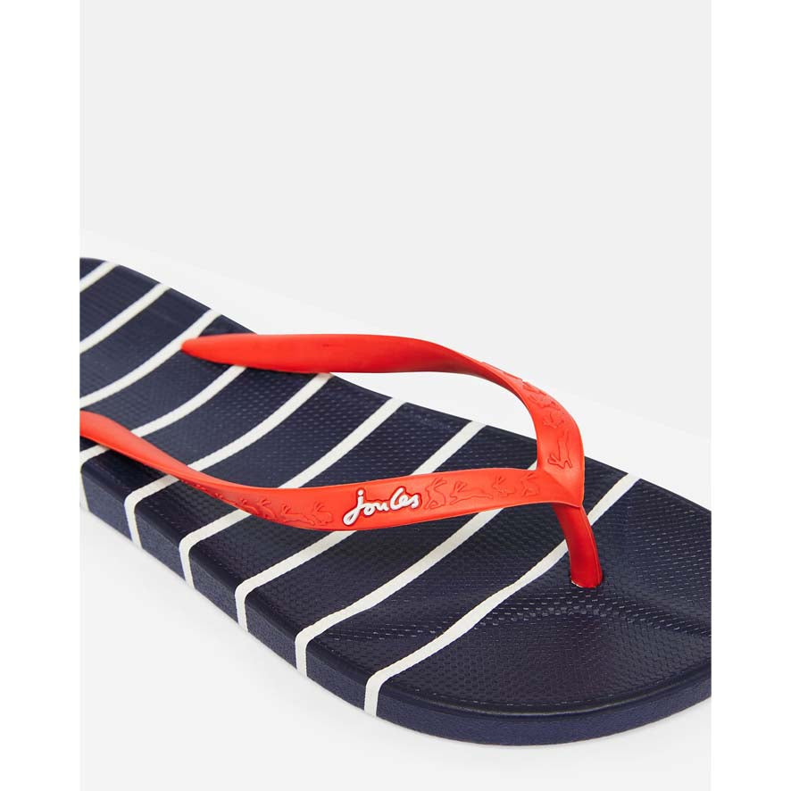 Joules Flip Flops - Navy Stripe