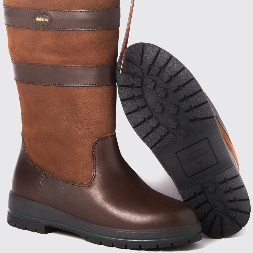 Dubarry Galway Extrafit Knee Leather Boot - Walnut