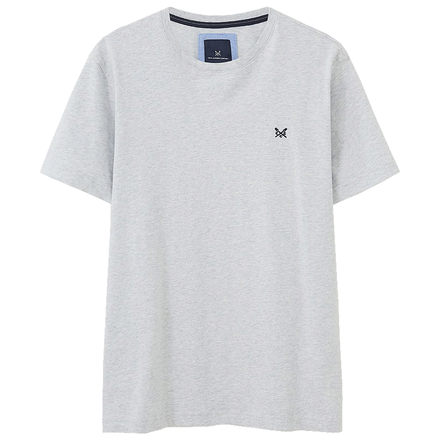 Crew Clothing Classic T-shirt - Ice Grey Marl