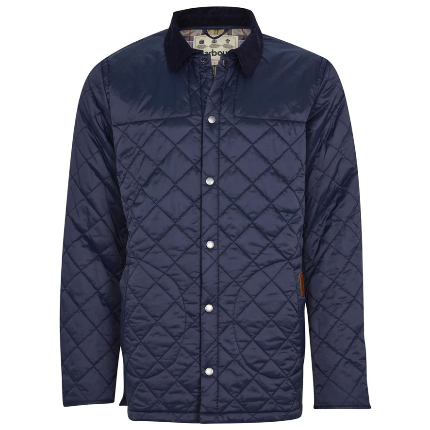 Barbour Mens Thornhill Quilted Jacket - Navy