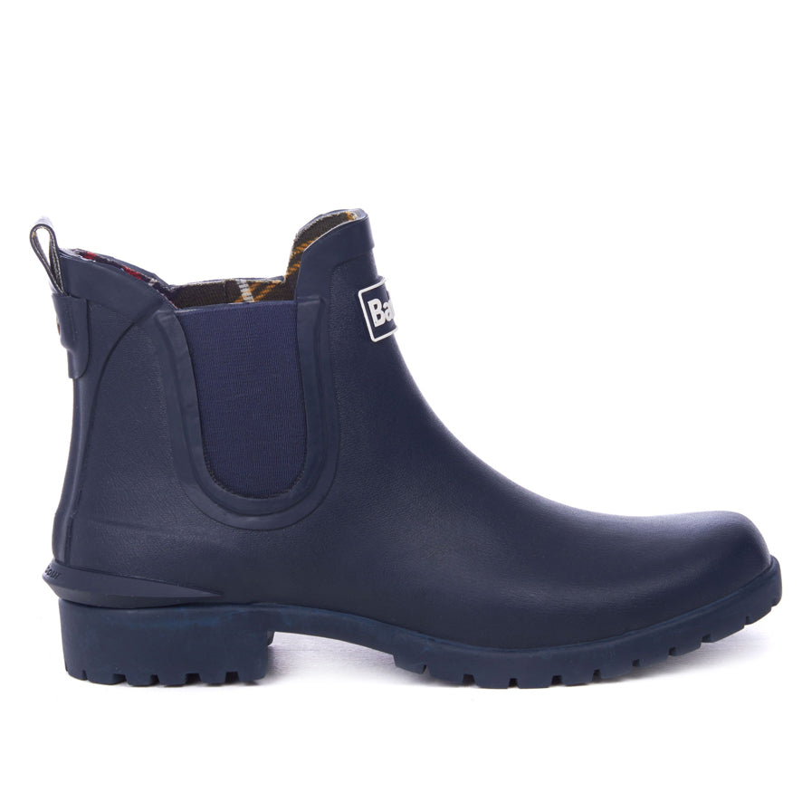 Barbour Wilton Wellington Boot - Navy